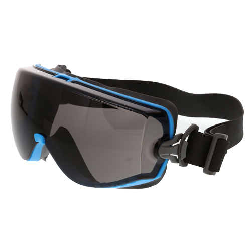 MCR HYDROBLAST® HB3 GOGGLE GREY MAX6 ANTI-FOG LENS INDIRECT VENTED RUBBER STRAP