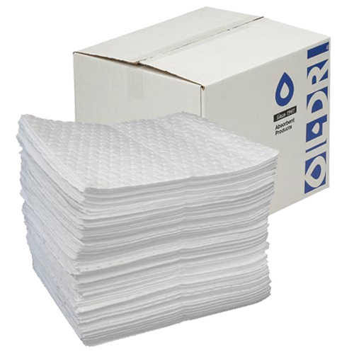 OIL DRY HEAVY DUTY OIL ONLY 15"X19" PADS REINFORCED WITH COVER STOCK 100/BOX