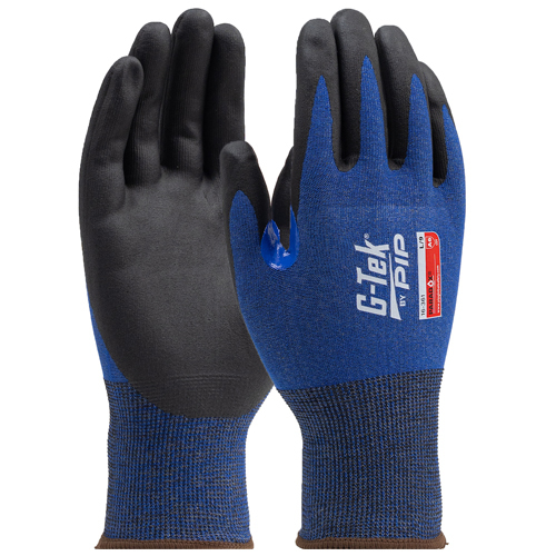 KNIT POLYKOR NITRILE  - 21 GAUGE - TOUCHSCREEN - CUT A6<p>LARGE</p>