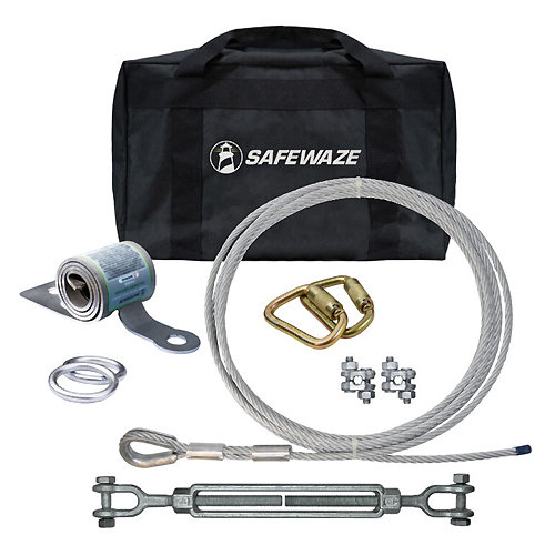 SAFEWAZE 60' 2-PERSON CABLE HLL: NO ANCHOR