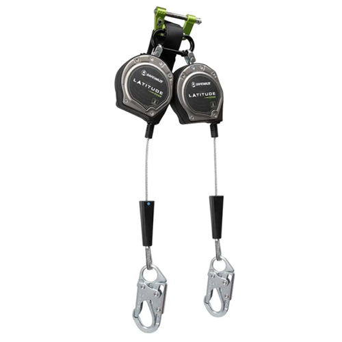 E 8' DUAL CABLE SRL-P<p> SNAP HOOKS</p>