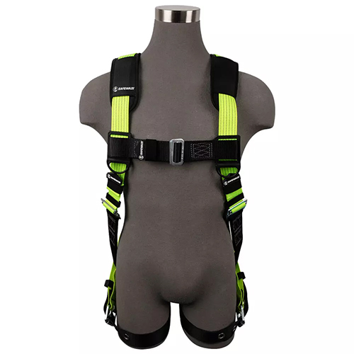 SAFEWAZE PRO REFLECTIVE FULL BODY HARNESS: 1D, MB CHEST, TB LEGS <p>L/XL</p>