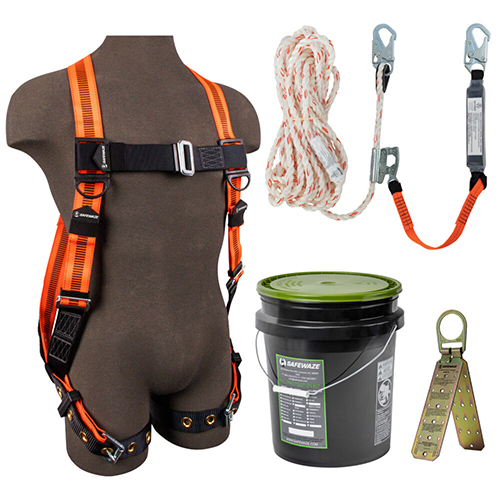 V-LINE BUCKET ROOF KIT W/ FS99185-E HARNESS, 018-7005 VLL, FS870 ANCHOR