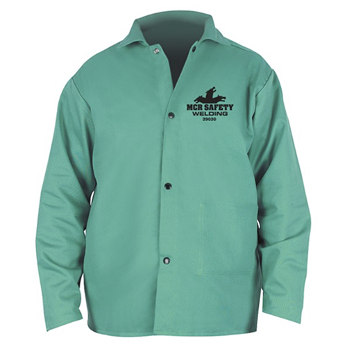 MCR SAFETY GREEN COTTON WELDING JACKET<p>3-XL</p>
