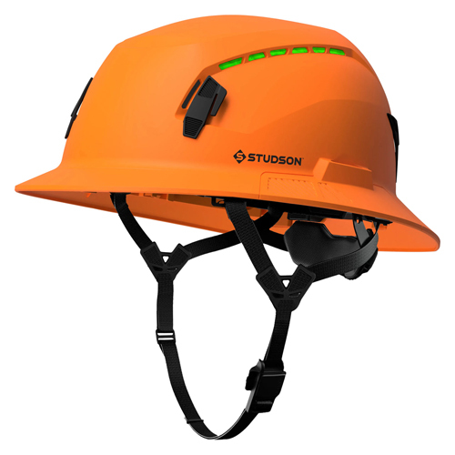STUDSON SHK-1 VENTED SHK-1 VENTED FULL BRIM ORANGE (ONE SIZE)
