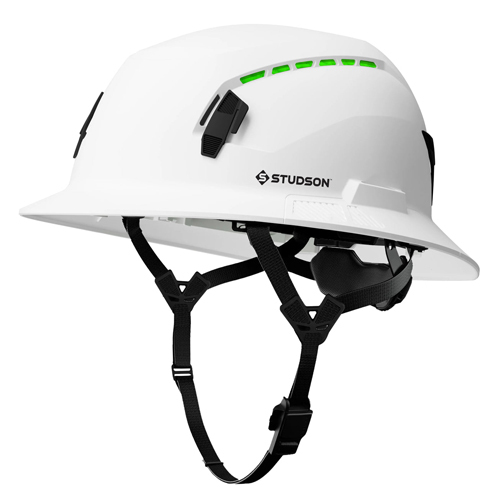 STUDSON SHK-1 VENTED SHK-1 VENTED FULL BRIM WHITE (ONE SIZE)