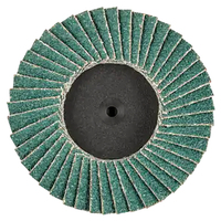 3" POLIFAN MINI FLAP DISC, FLAT ZIRCONIA, 40 GRIT