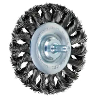 3" COMBITWIST® KNOT WHEEL BRUSH .012 CARBON STEEL 1/4" SHANK