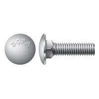 3/8-16 X 2-3/4" CARRIAGE BOLT A307 A ZINC