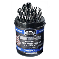 29 PC BRUTE XL5 TWISTER JOBBER DRILL INDEX