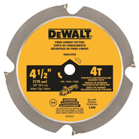 DEWALT 4-1/2 IN. 4T FIBER CEMENT CUTTING CIRCULAR SAW BLADE