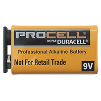 DURACELL 12PC CONTRACTOR GRADE 9V BATTERY