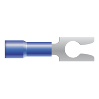 16-14 NON-INSULATED #10 FLANGED SPADE 100PK