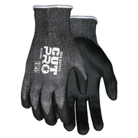 CUT PRO BLACK HPPE / SYNTHETIC SHELL NITRILE FOAM COATING 13GA<p>LARGE</p>