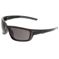 SWAGGER SR4 SERIES BLACK FRAME SAFETY GLASSES, GREY LENSES