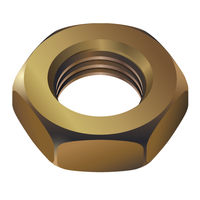 3/4"-10 HEX JAM NUT - SILI BRONZE