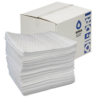 OIL DRY HEAVY DUTY OIL ONLY 15"X19" PADS REINFORCED WITH COVER STOCK 100/BOX