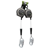 E 8' DUAL CABLE SRL-P<p> SNAP HOOKS</p>