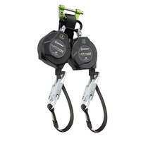 SAFEWAZE LATITUDE EDGE TIE-BACK 8' DUAL CABLE SRL W/ 20" TIE-BACK HOOKS