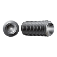 #10-32 X 1/4" SOCKET SET SCREW CUP POINT ALLOY - BLACK OXIDE