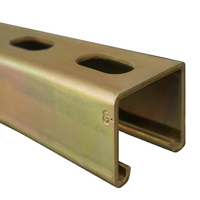 1-5/8" X 10' UNI-STRUT SLOTTED-HOLE <P>YELLOW ZINC - USA</p>