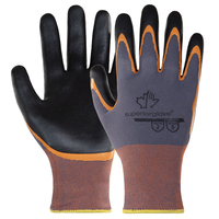 SUPERIOR DEXTERITY EARTH-FRIENDLY GLOVES WITH DOUBLE-DIPPED PALM COATING FOR ENHANCED GRIP<p>MEDIUM