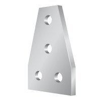 5-3/8" X 3-1/2" 4-HOLE SMALL TEE GUSSET